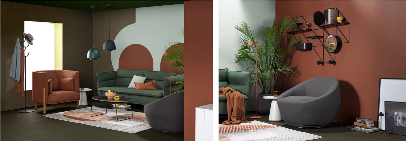 创想之家色盘示范空间局部