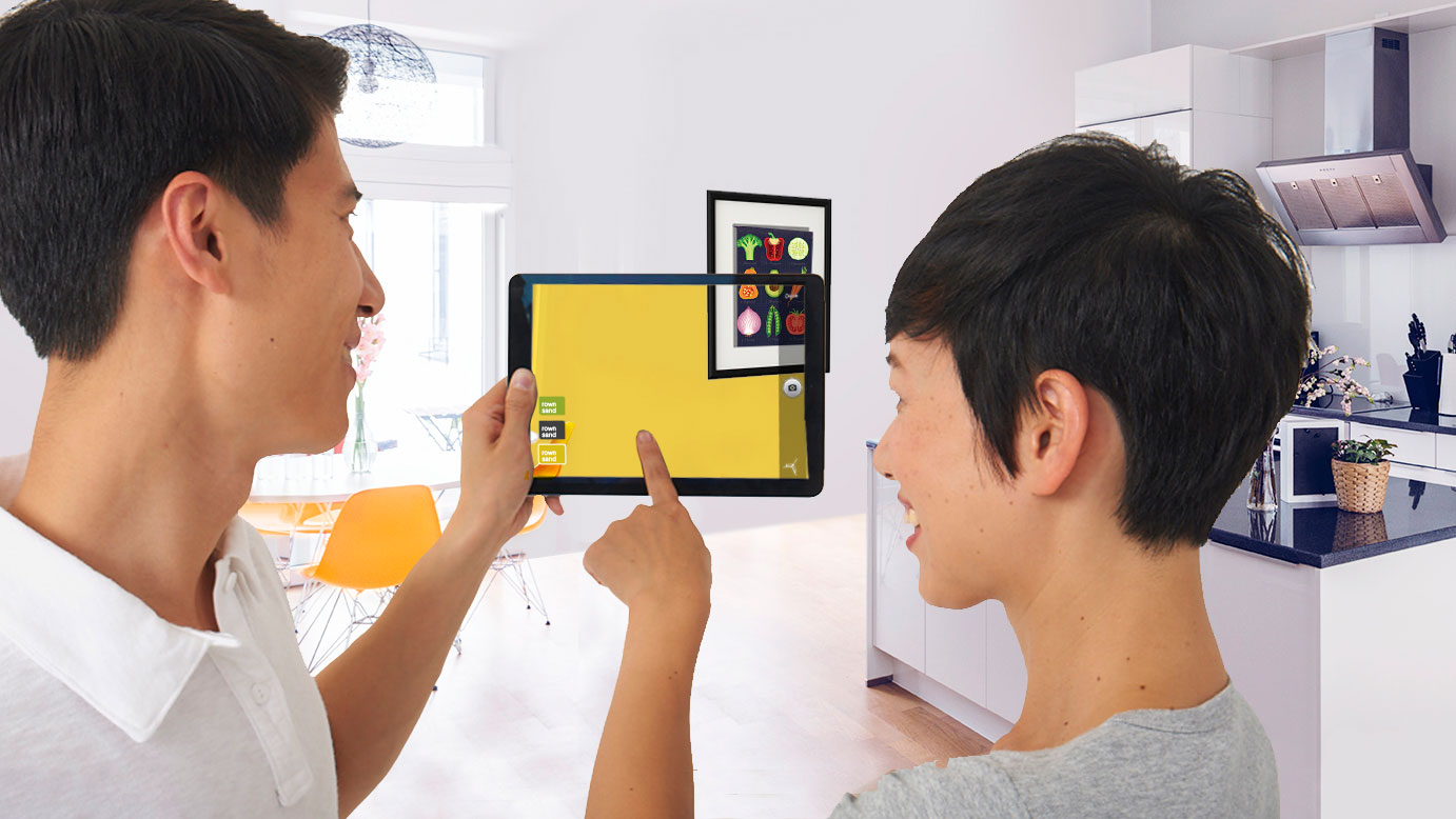 下载焕色大师软件，即可查看惊艳的房间粉刷效果。