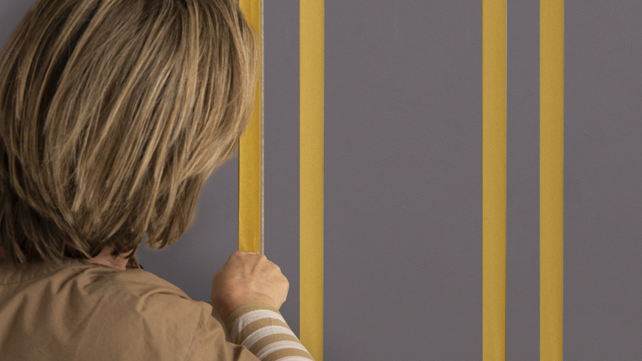 使用遮蔽胶带打造垂直线